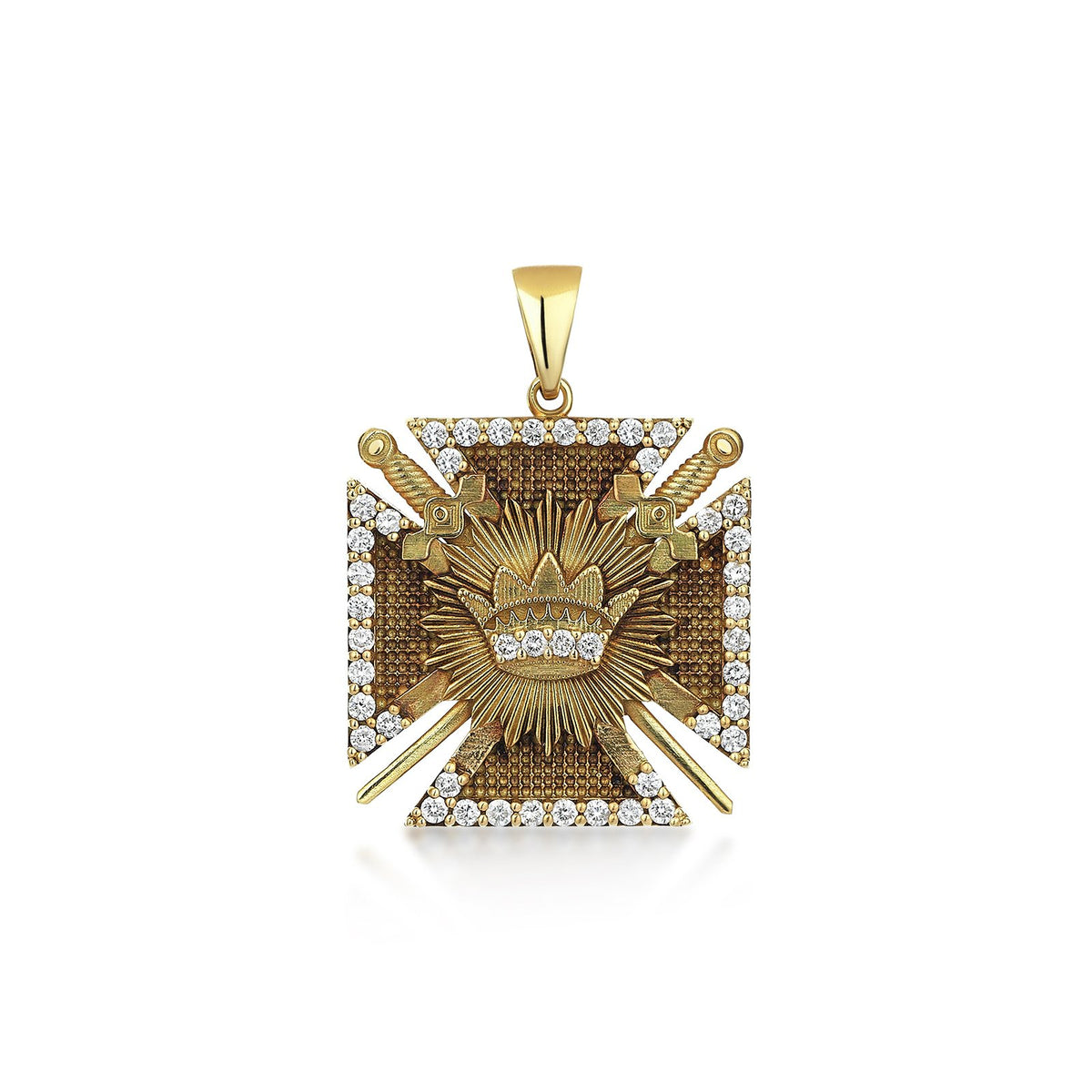 Queen Gold Pendant