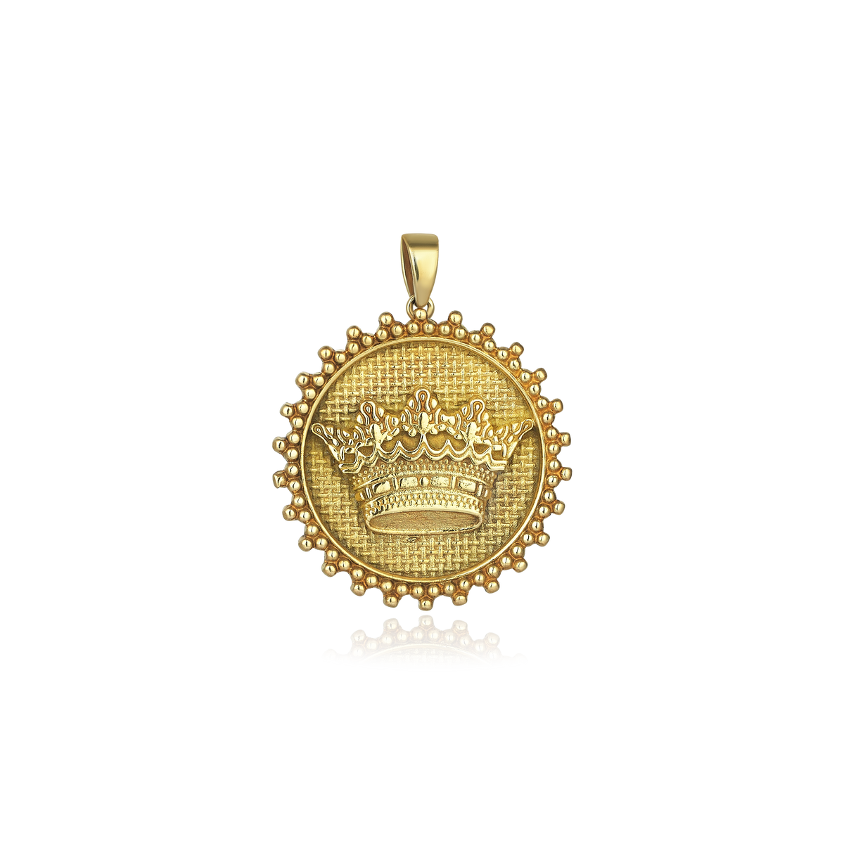 Crown Gold Pendant