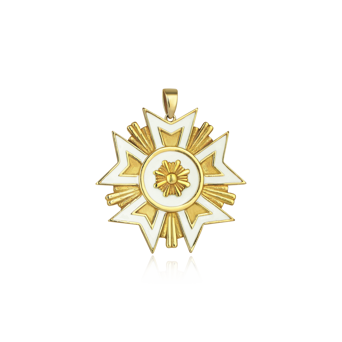 Russian Star Gold Pendant