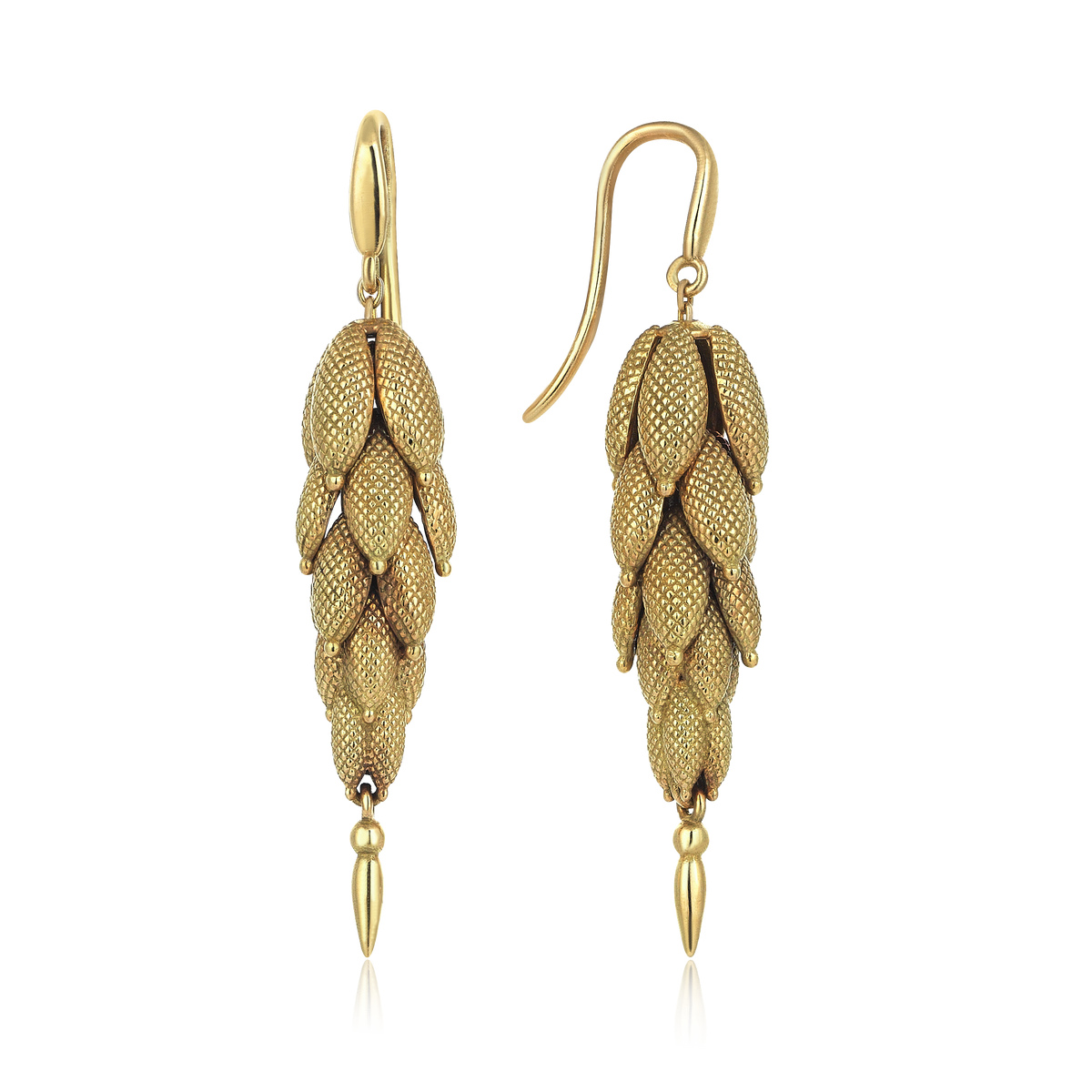 Parrot Gold Earrings