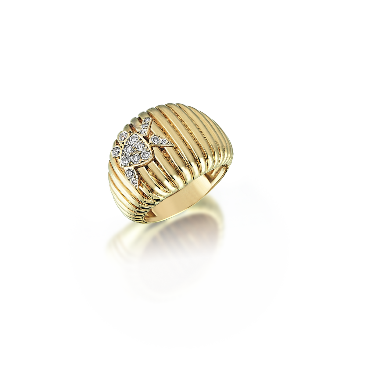 Cancer Gold Ring