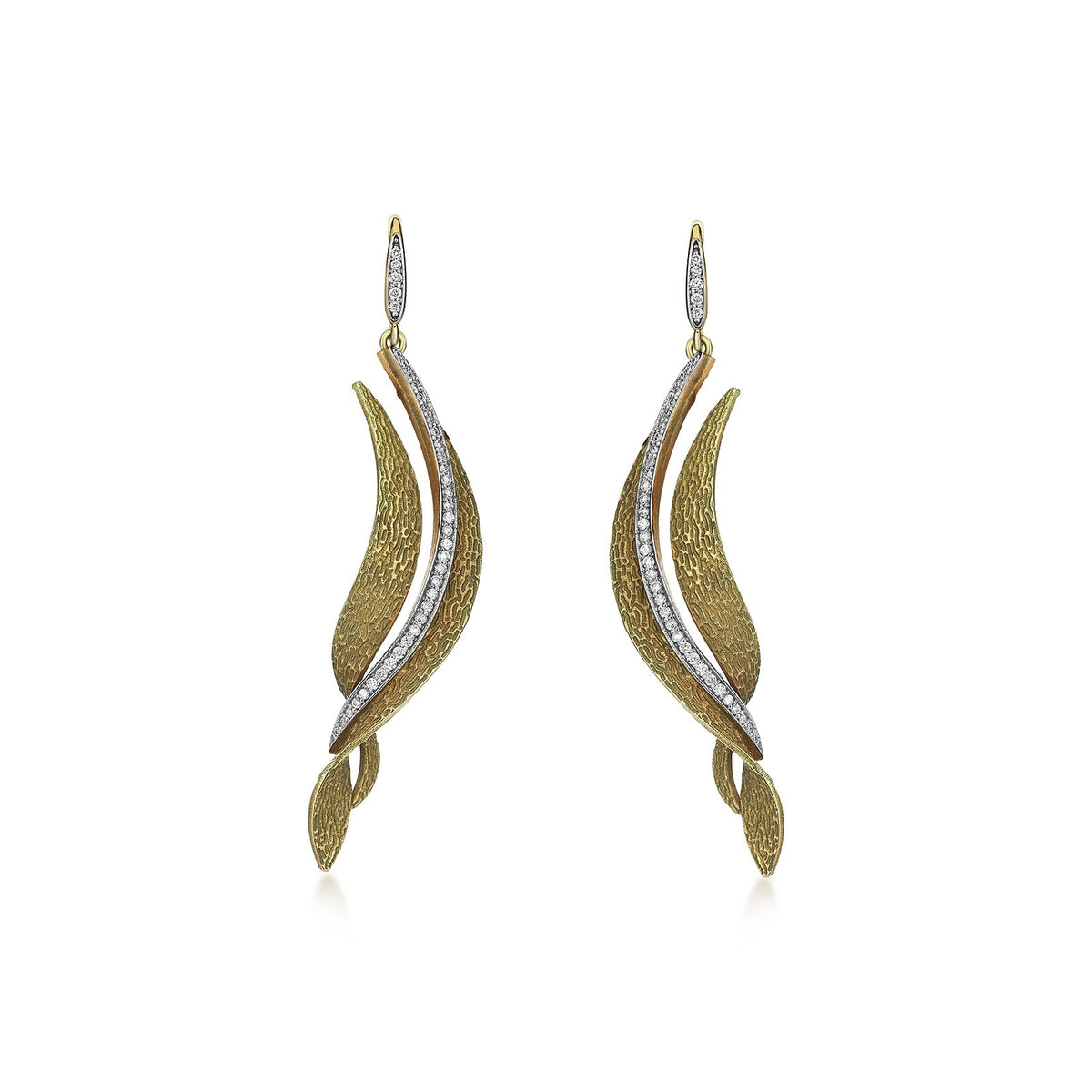 River Gold Earrings