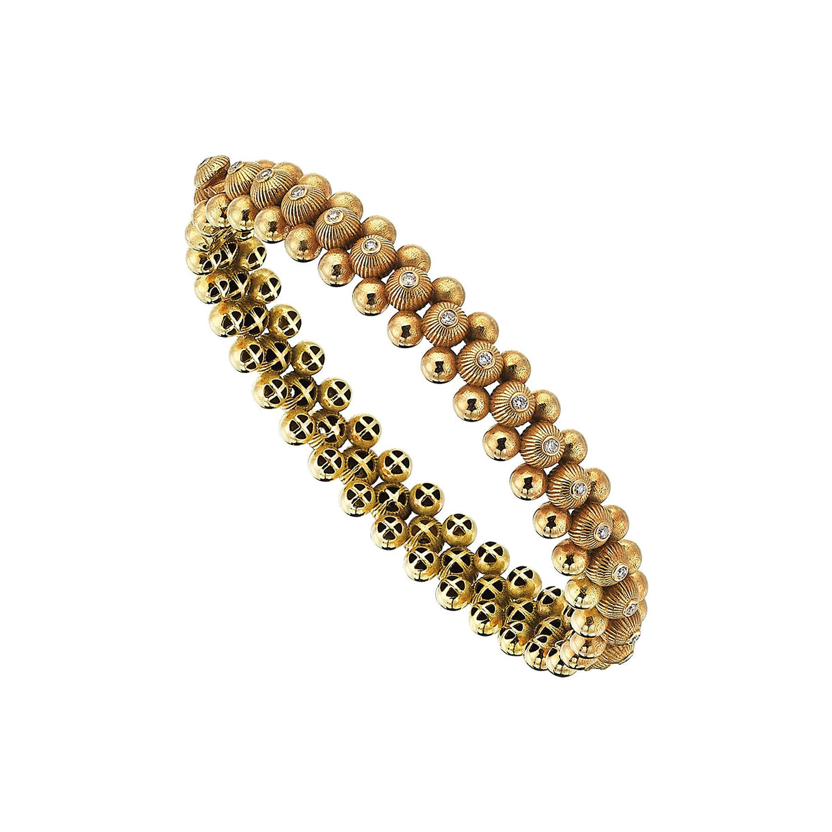 Big Dots Gold Bracelet