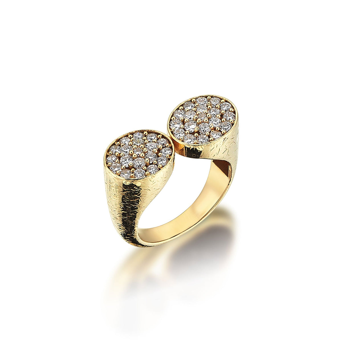 Circle Of Two Life Gold Ring