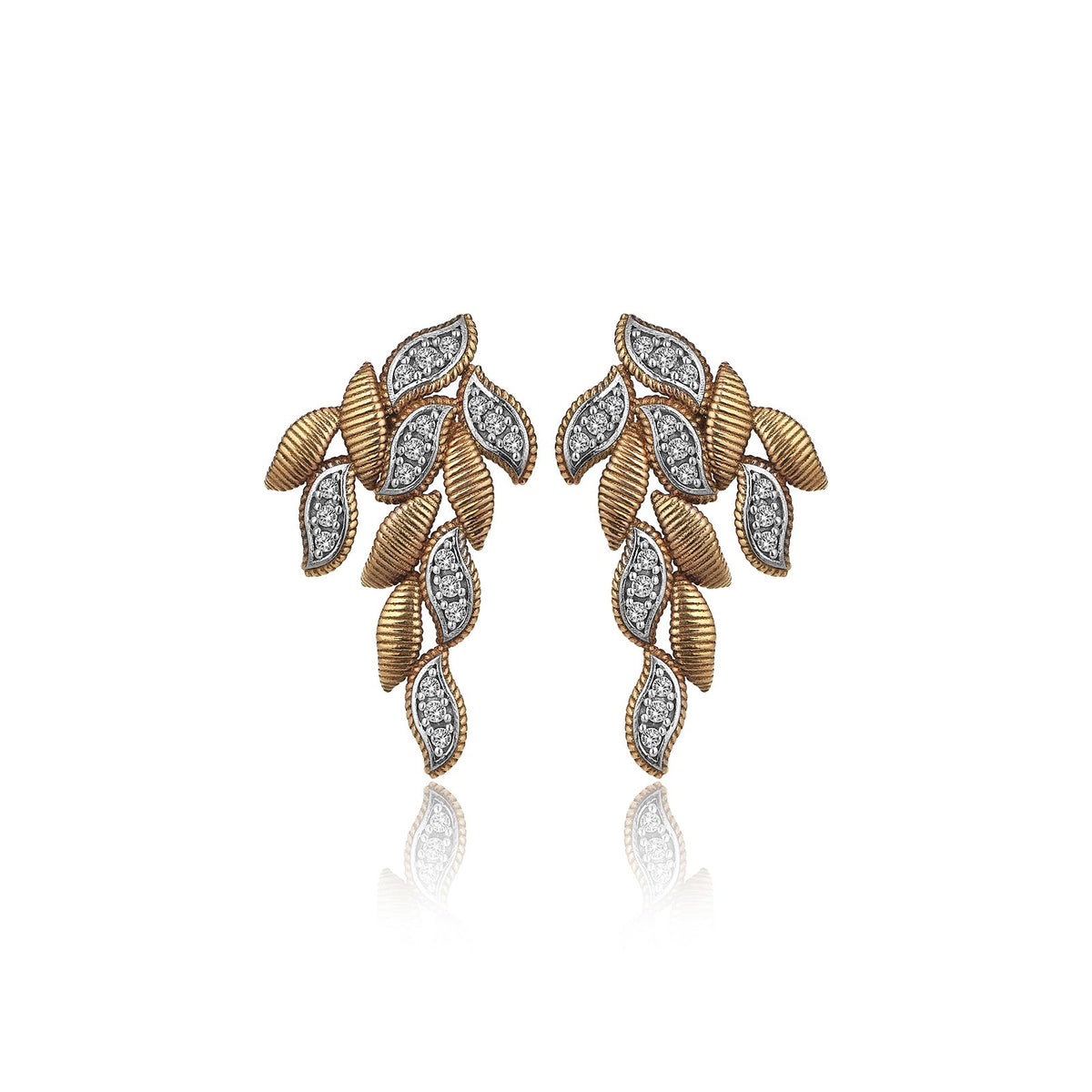 Hyacinth Gold Earrings