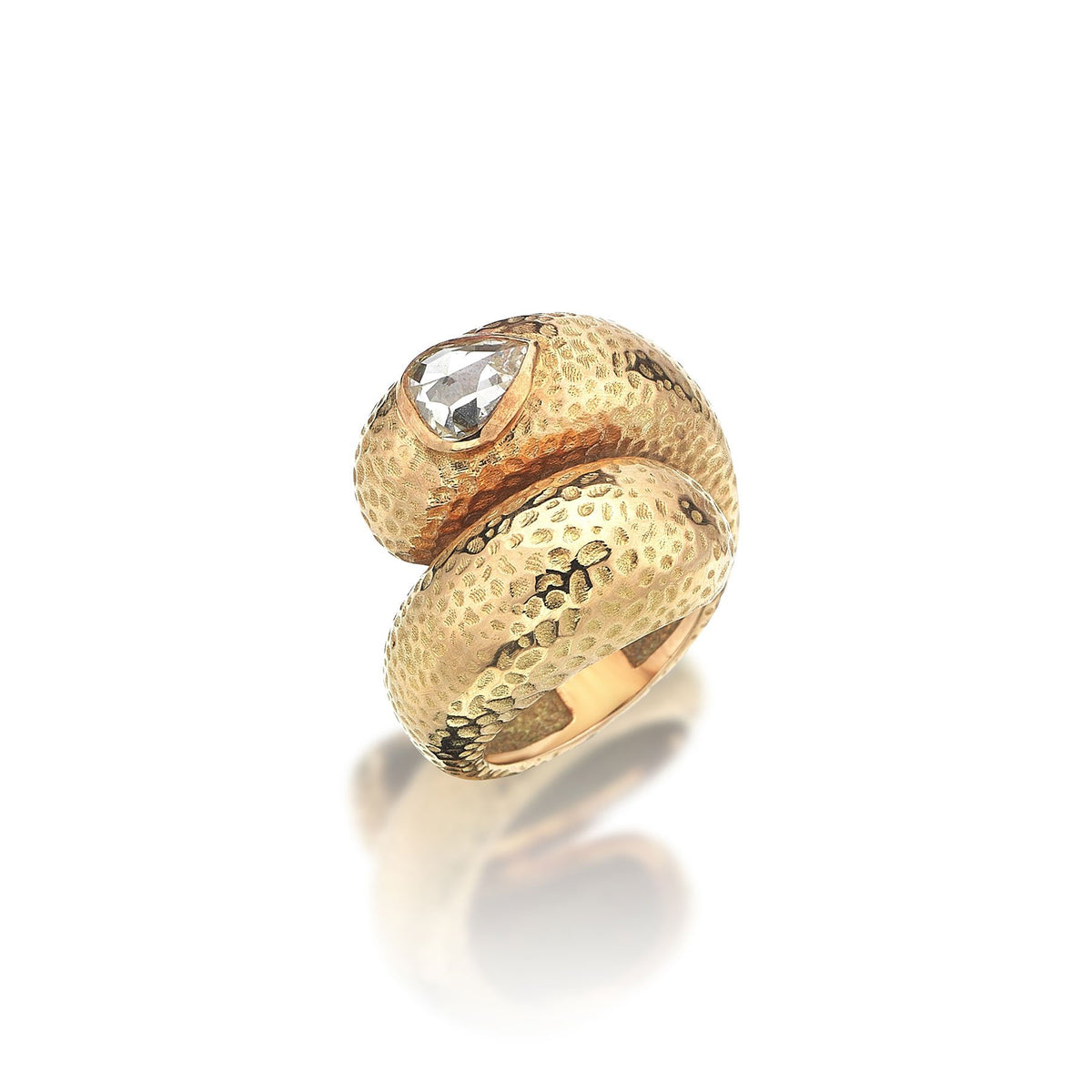 Love Drop Gold Ring