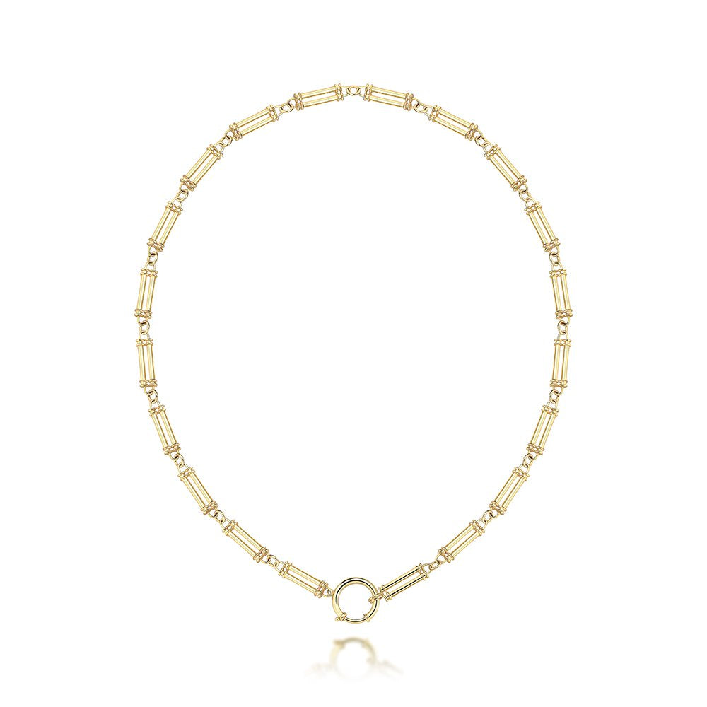 Halo Gold Necklace