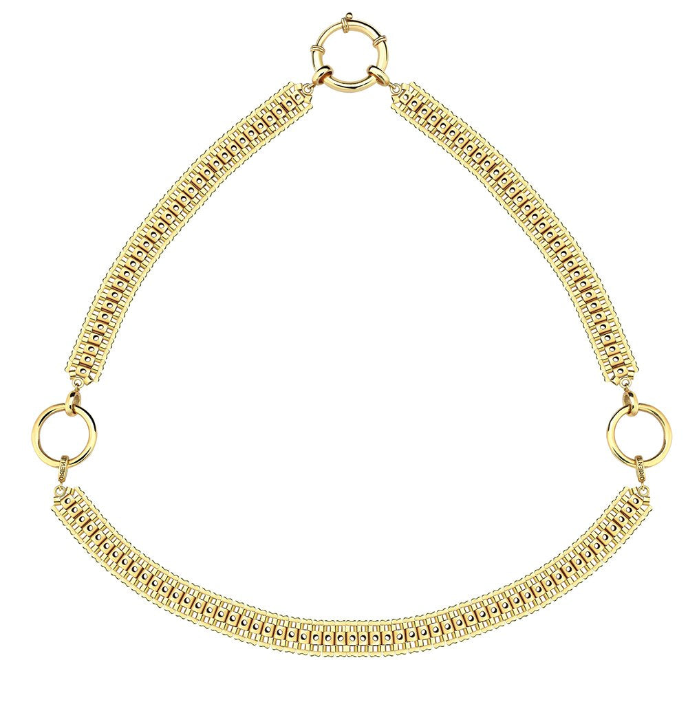 Life Circle Gold Necklace