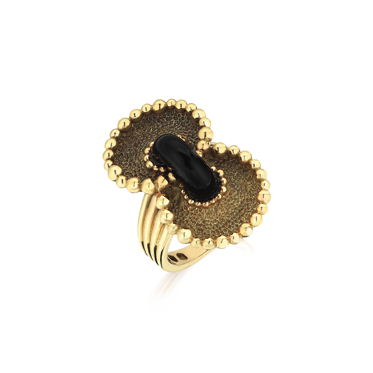 Onyx Gold Ring