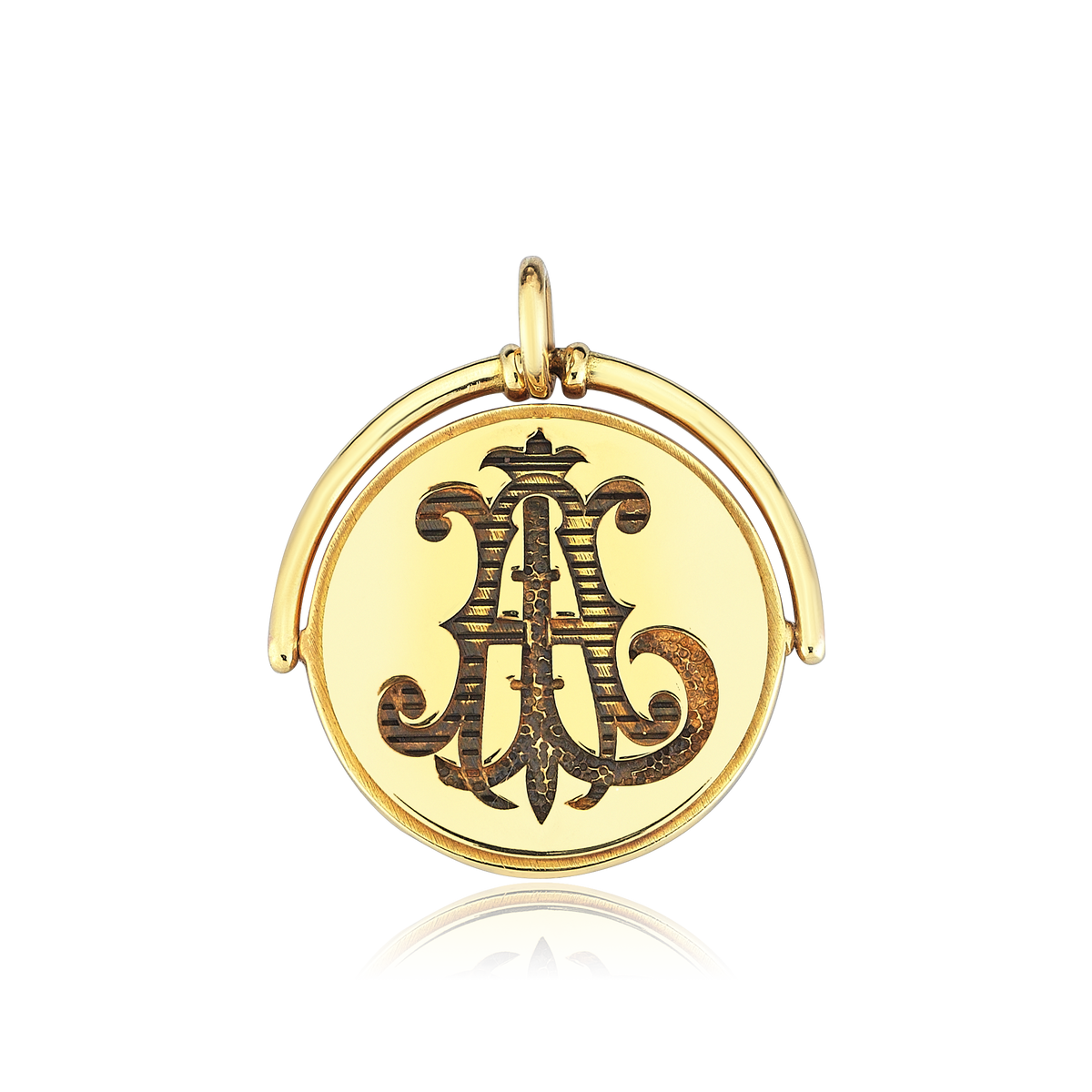 Initial Gold Pendant