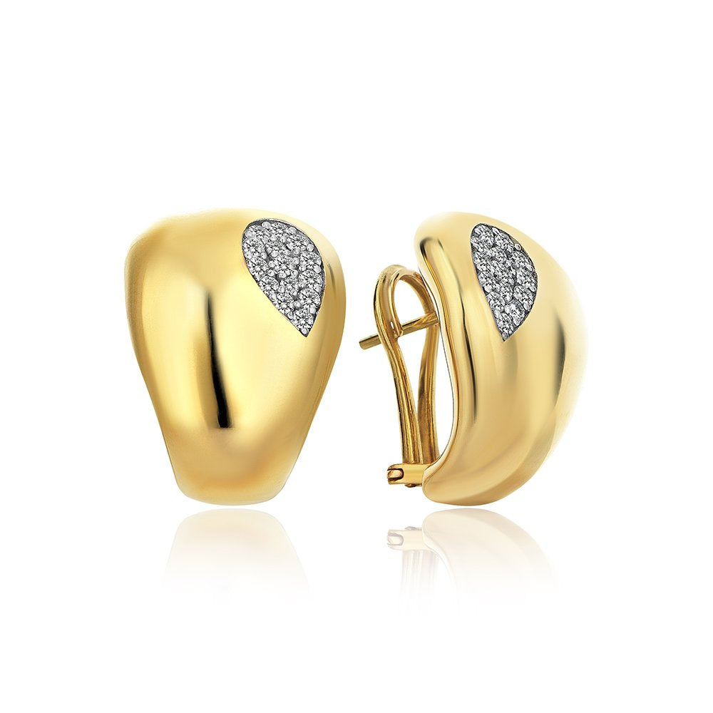 Tears Of Happiness Gold Earrings